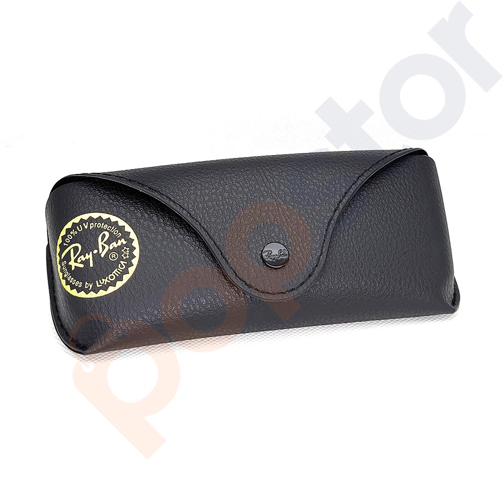 Ray ban Leather Pouch Universal Sunglasses Case with Cleaning