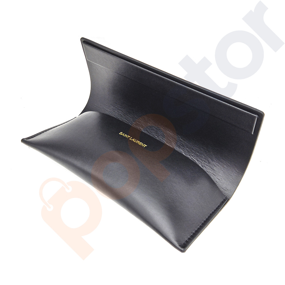 Buy YSL Saint Laurent Semi Hard Leather Case for Eyeglasses