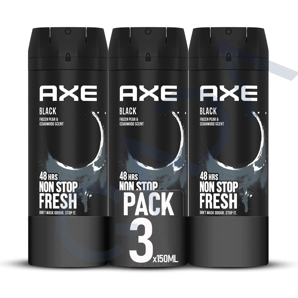 AXE Black 48-Hour Fresh Deodorant Body Spray Fragrance for Men