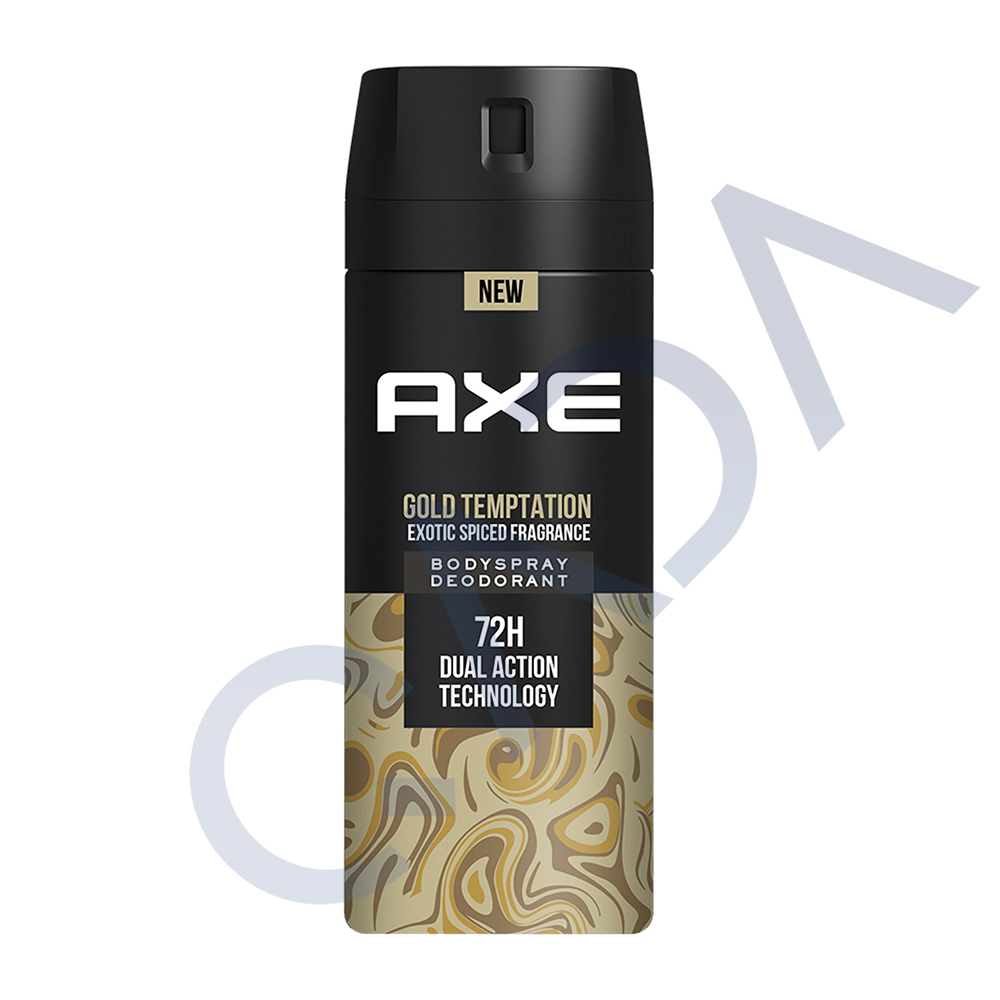 AXE 72Hr Gold Temptation Fresh Deodorant Body Spray Fragrance for
