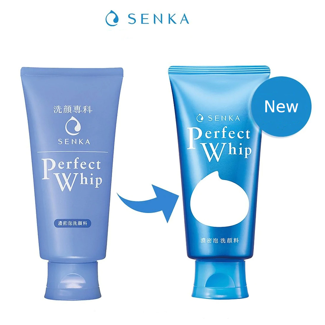 Shiseido SENKA Perfect Whip Face Wash Cleaning Foam Cleanser 120g