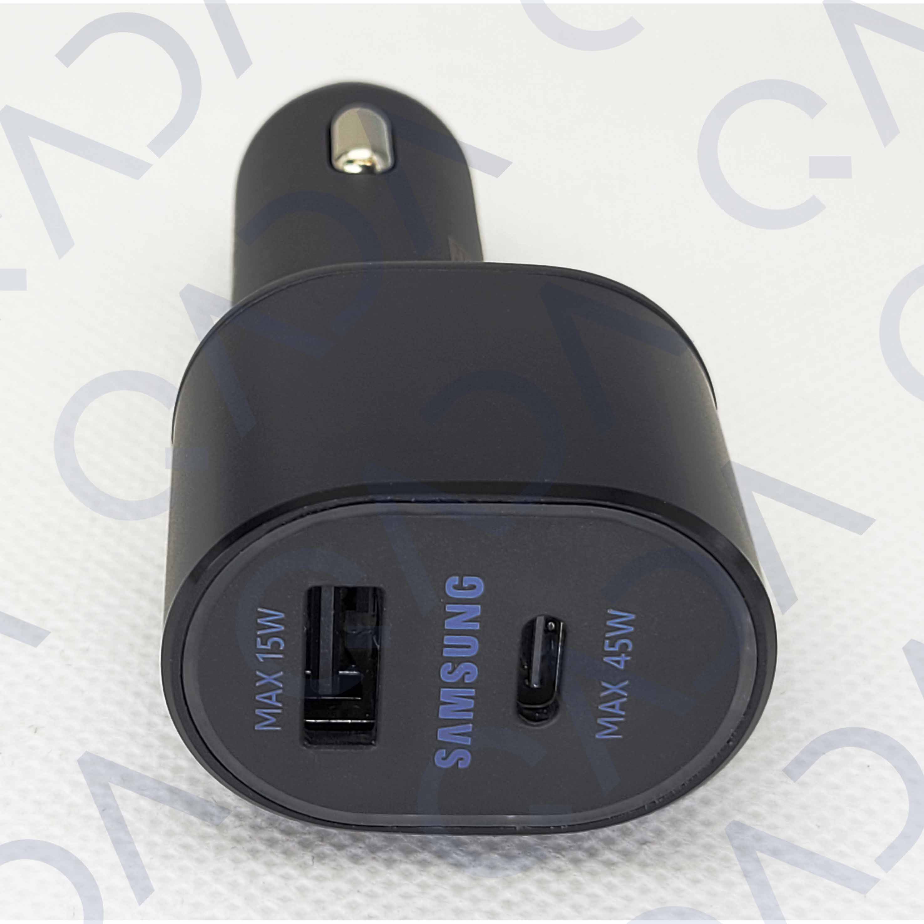 Samsung Super Fast Dual Car Charger (45w+15w) Two Ports Ep-l5300 Black
